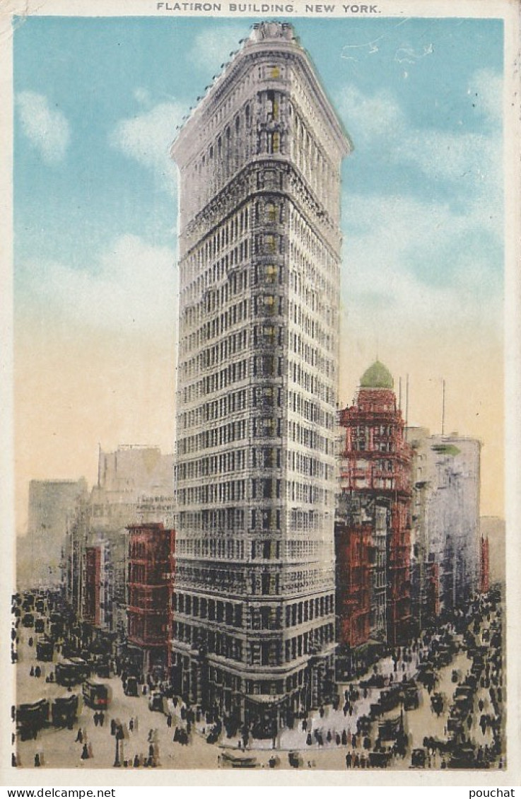 M5- U.S.A. FLATRION BUILDING . NEW YORK -  (2 SCANS) - Autres Monuments, édifices