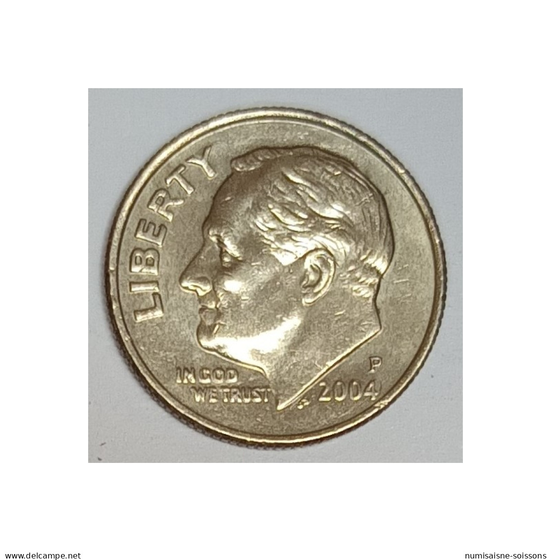 ETATS UNIS - KM 195a - 1 DIME 2004 P - Philadelphie - FRANKLIN ROOSEVELT - SUP - 1946-...: Roosevelt