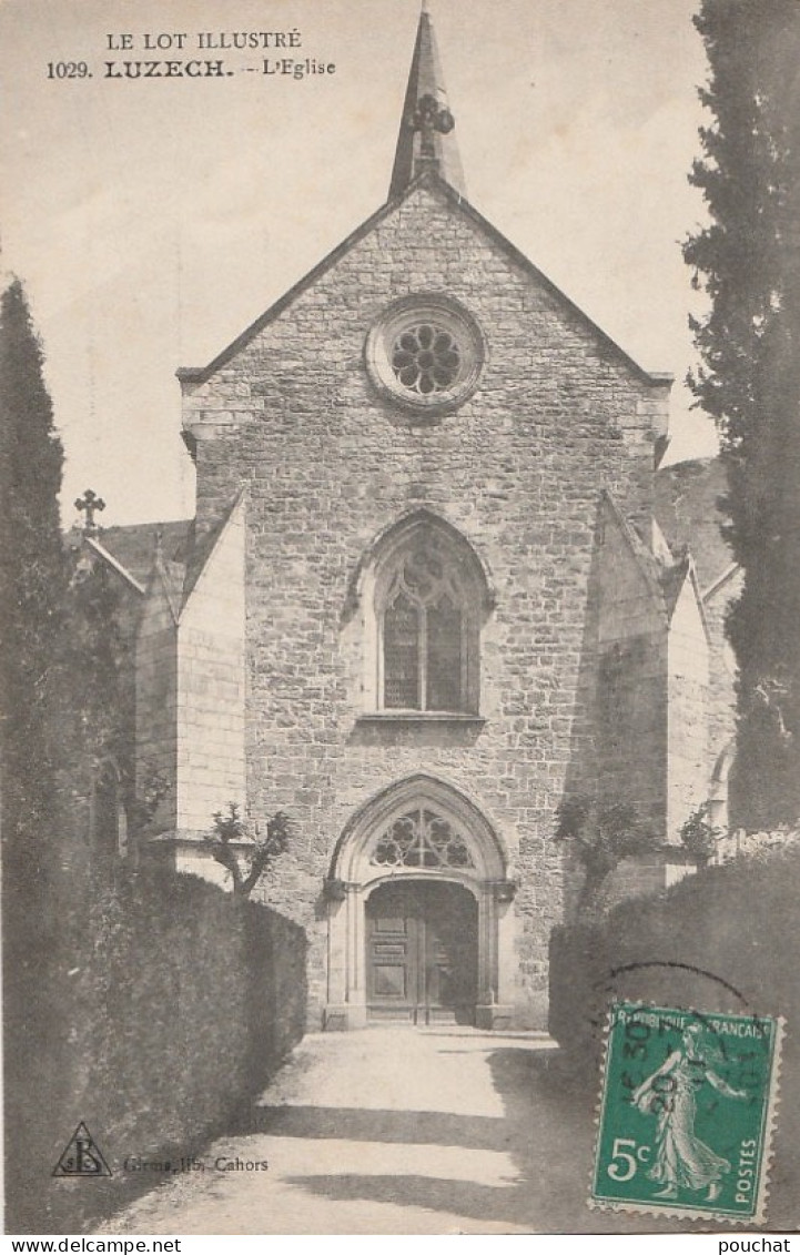 N20-46) LUZECH (LOT) L' EGLISE - Luzech