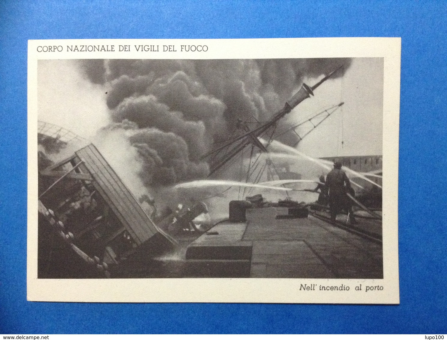 Lotto Da 5 Cartoline Formato Grande Non Viaggiate Vigili Del Fuoco Pompieri - Feuerwehr