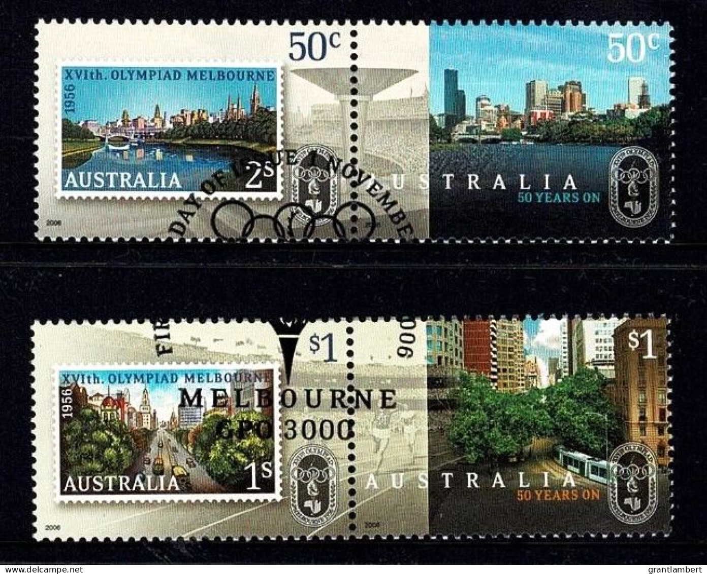 Australia 2006 The Melbourne Olympics  Set Of 4 Used - Used Stamps