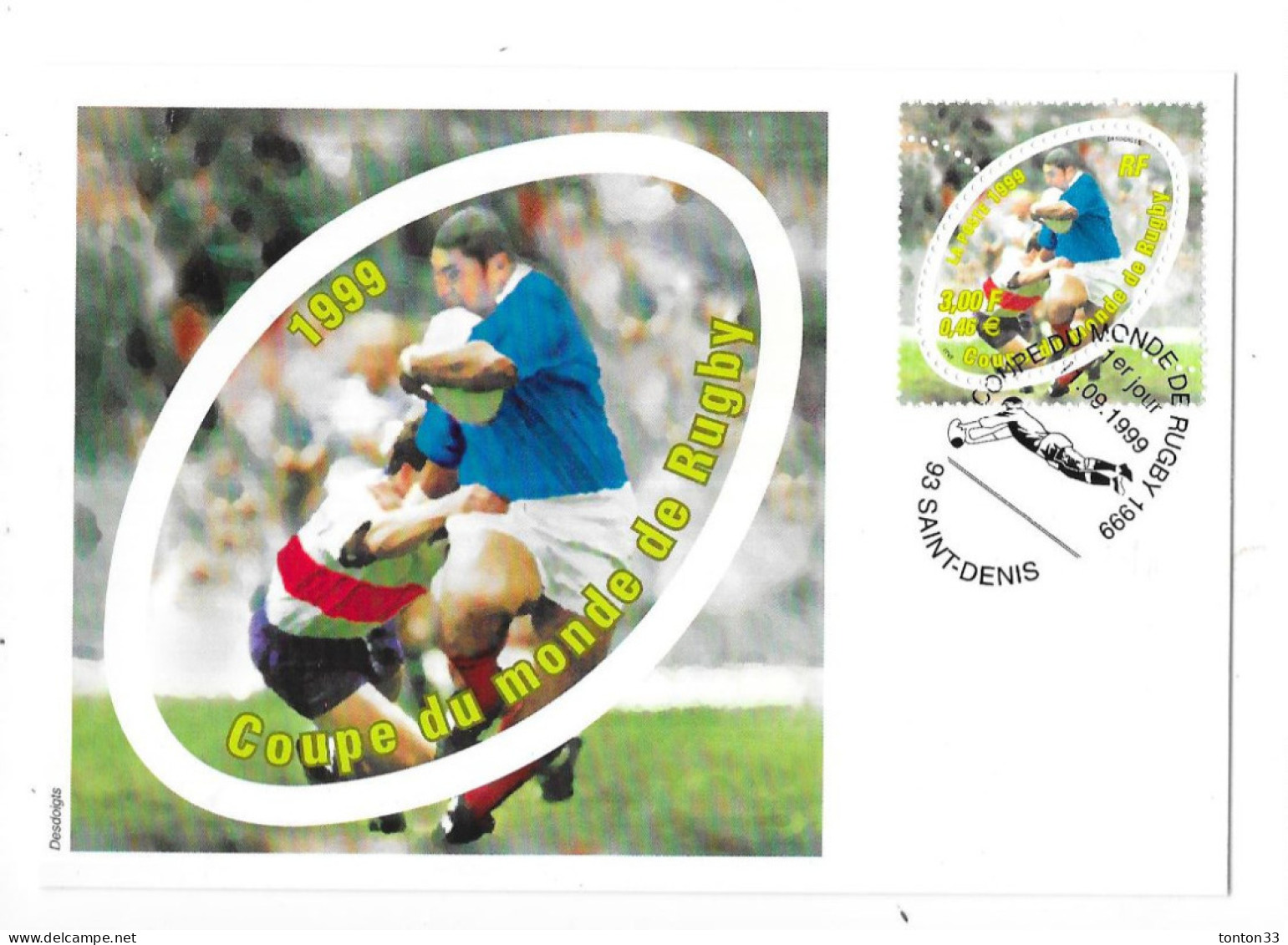 SPORT - Coupe Du Monde De RUGBY 1999 - TOUL 5 - - Rugby