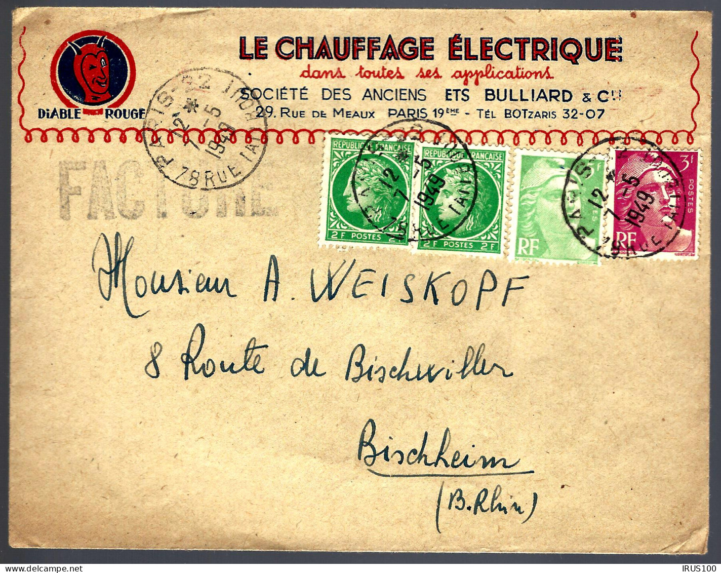 1949 - PARIS - THÈME ÉLECTRICITÉ ET SES APPLICATIONS - Electricité