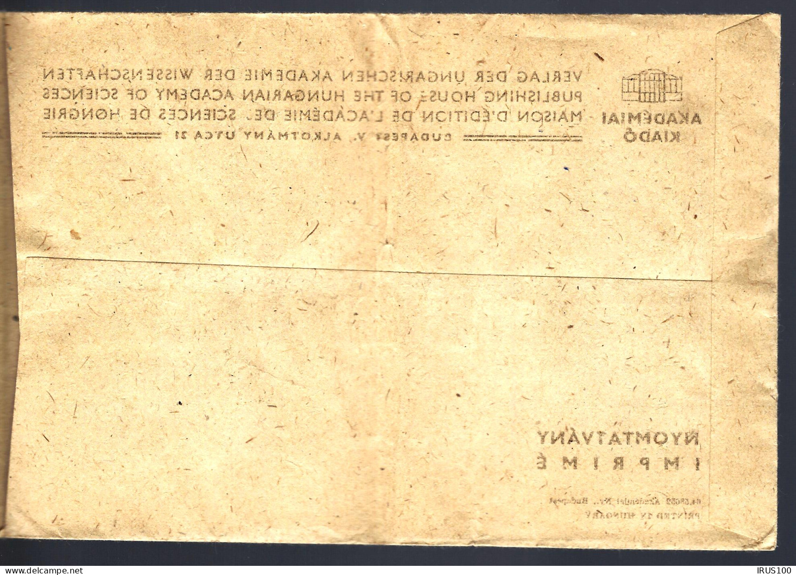 1924 - LETTRE DE L'ACADÉMIE DES SCIENCES - POUR STRASBOURG - Storia Postale