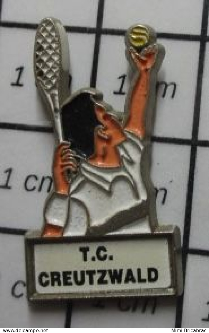 2019 Pin's Pins / Beau Et Rare : SPORTS / CLUB TENNIS TC CREUTZWALD - Tennis