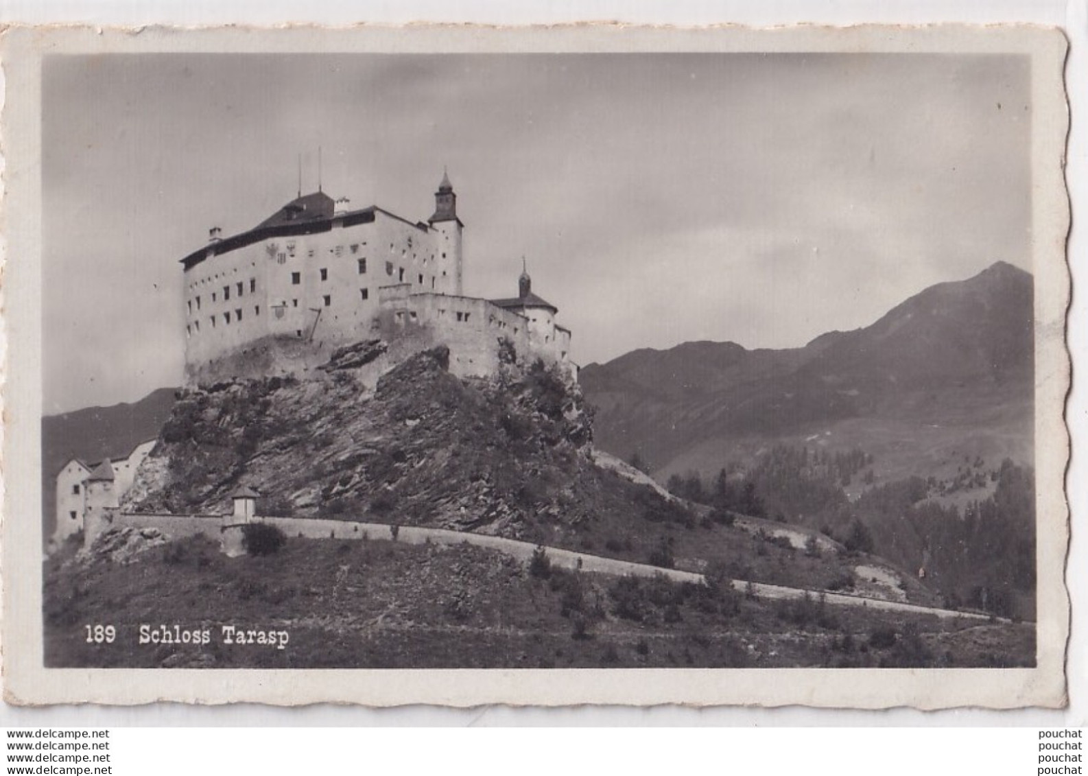 11- SCHLOSS TARASP  - EDIT. EREDI FINZI LUGANO - ( OBLITERATION DE 1932 - 2 SCANS ) - Tarasp