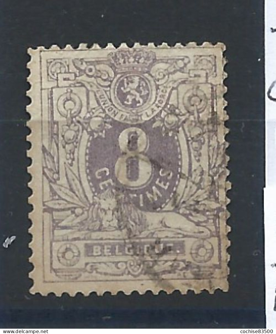 Belgique N°29 Obl (FU) 1869/78 - Chiffre - 1869-1888 Lion Couché (Liegender Löwe)