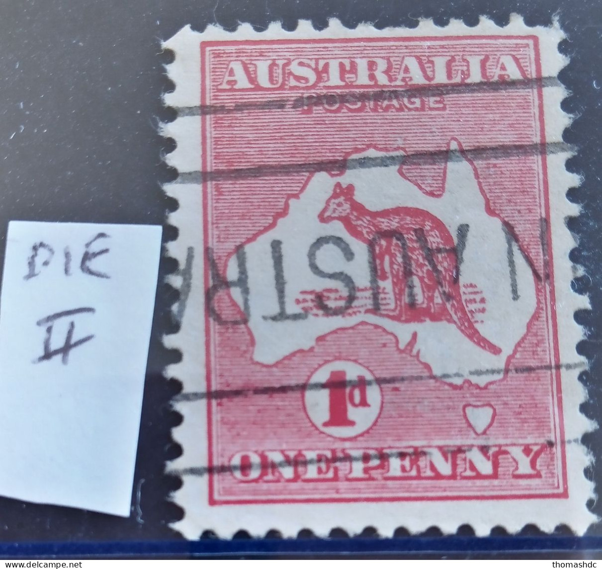 1913 1d Red 1st Wmk Die II SG 2d BW 3 Var - Used Stamps