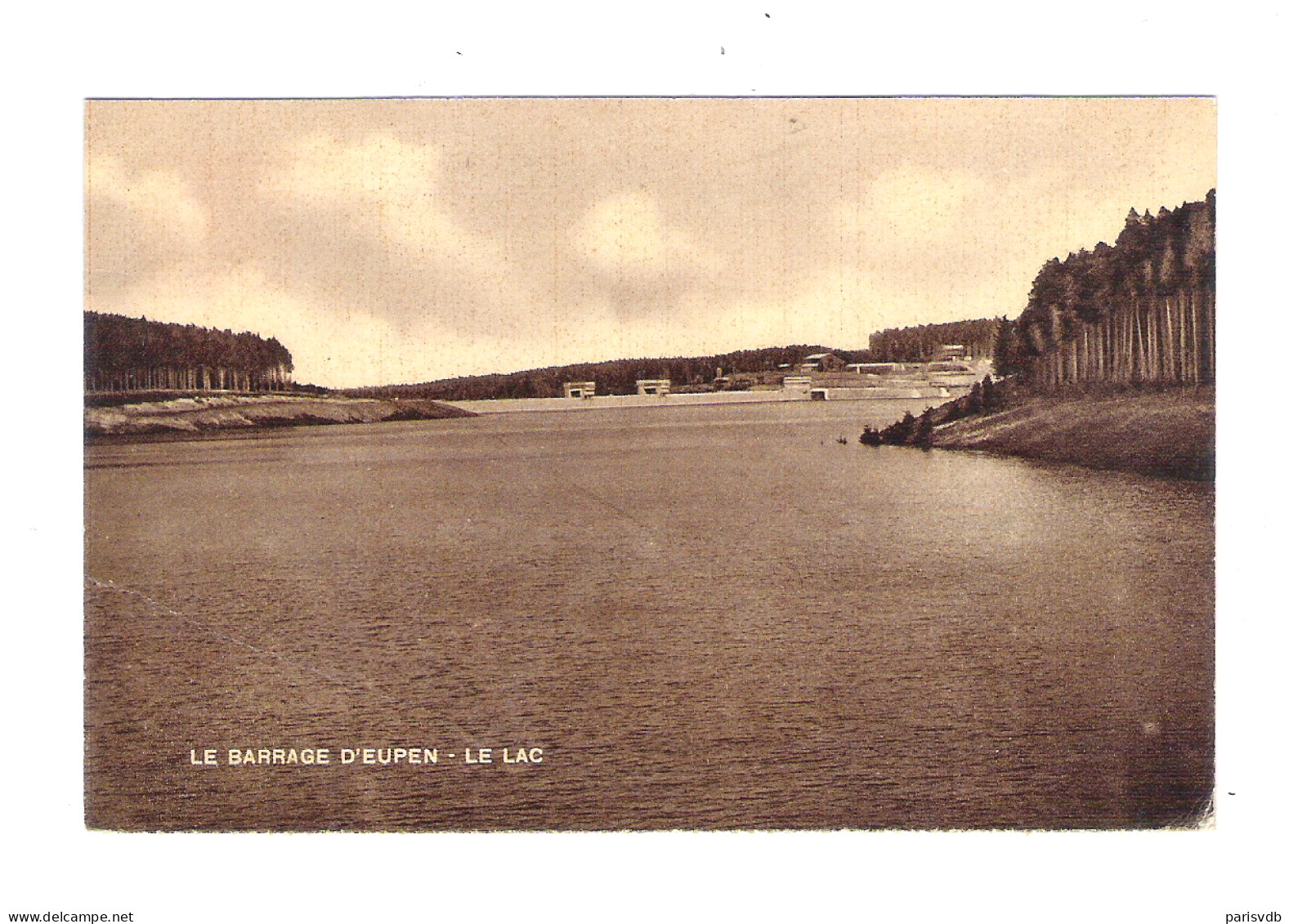 EUPEN - LE BARRAGE D' EUPEN - LE LAC   (8037) - Eupen