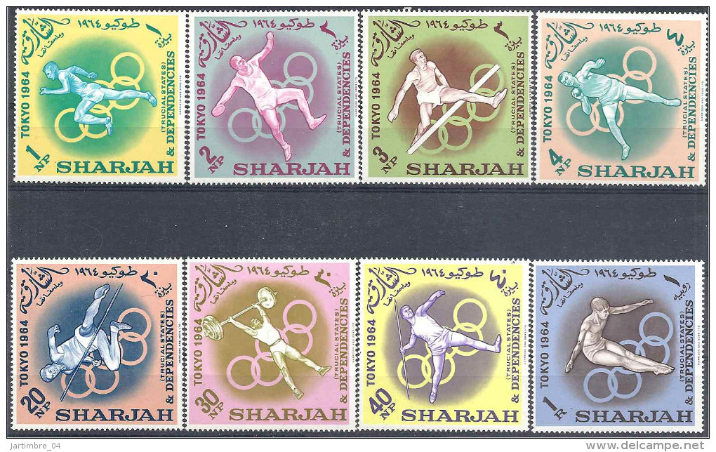 1964 SHARJAH Michel 61-68** J.O Tokyo, Athlétisme - Schardscha