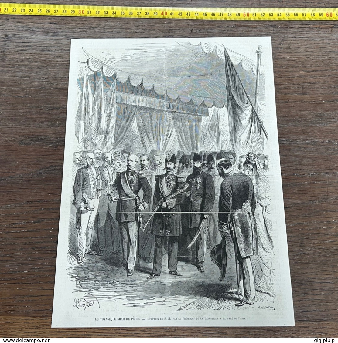 1873 ILL2 VOYAGE DU Shah DE Perse Gare De Passy - Collections