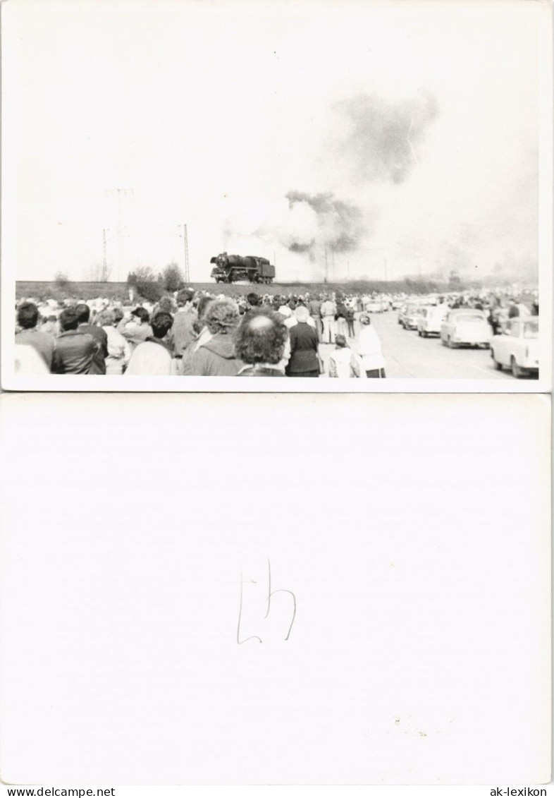 Riesa Lokomotivparade 150 Jahre Erste Deutsche Ferneisenbahn 1989 Privatfoto - Riesa