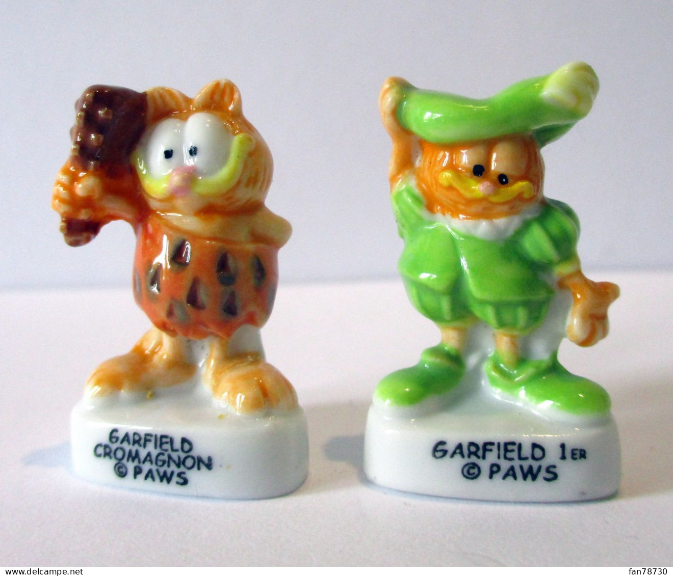 Fèves Brillantes - Garfield Traverse Les Siècles -2006 - Paws - Dessins Animés