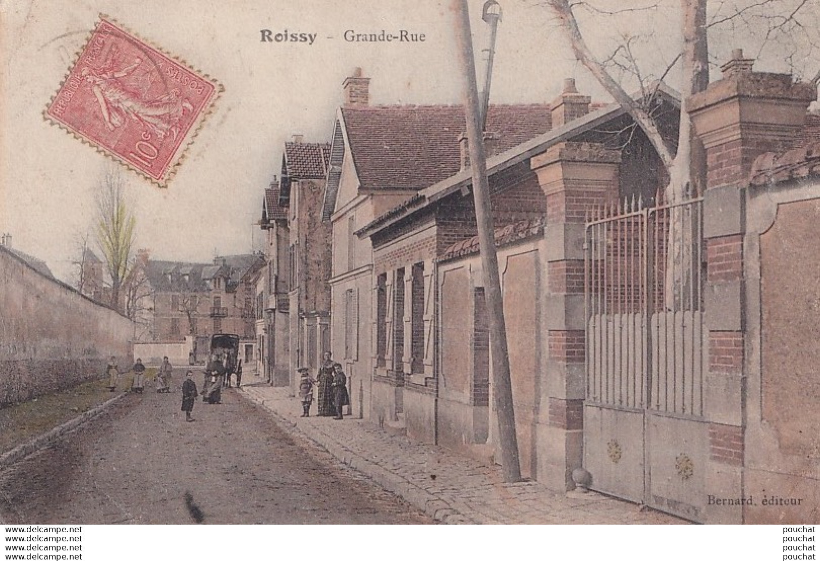 J7-77) ROISSY - GRANDE RUE - ( ANIMEE ) - Roissy En Brie