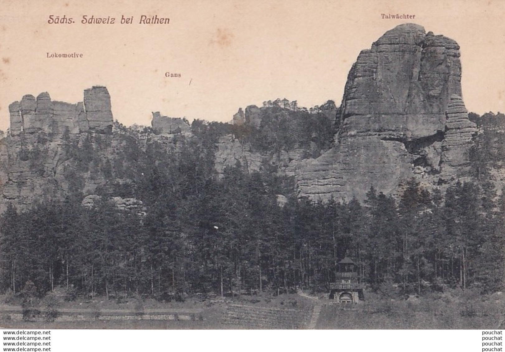 J16- SACHS - SCHWEIZ - BEI RATHEN  -  ( 2 SCANS ) - Rathen