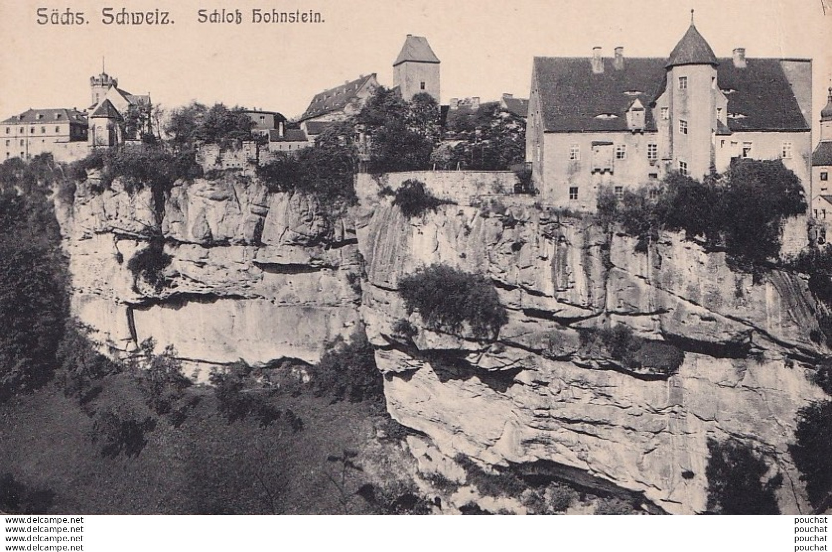 J15- SACHS - SCHWEIZ - SCHß HOHNSTEIN -  ( 2 SCANS ) - Hohnstein (Sächs. Schweiz)