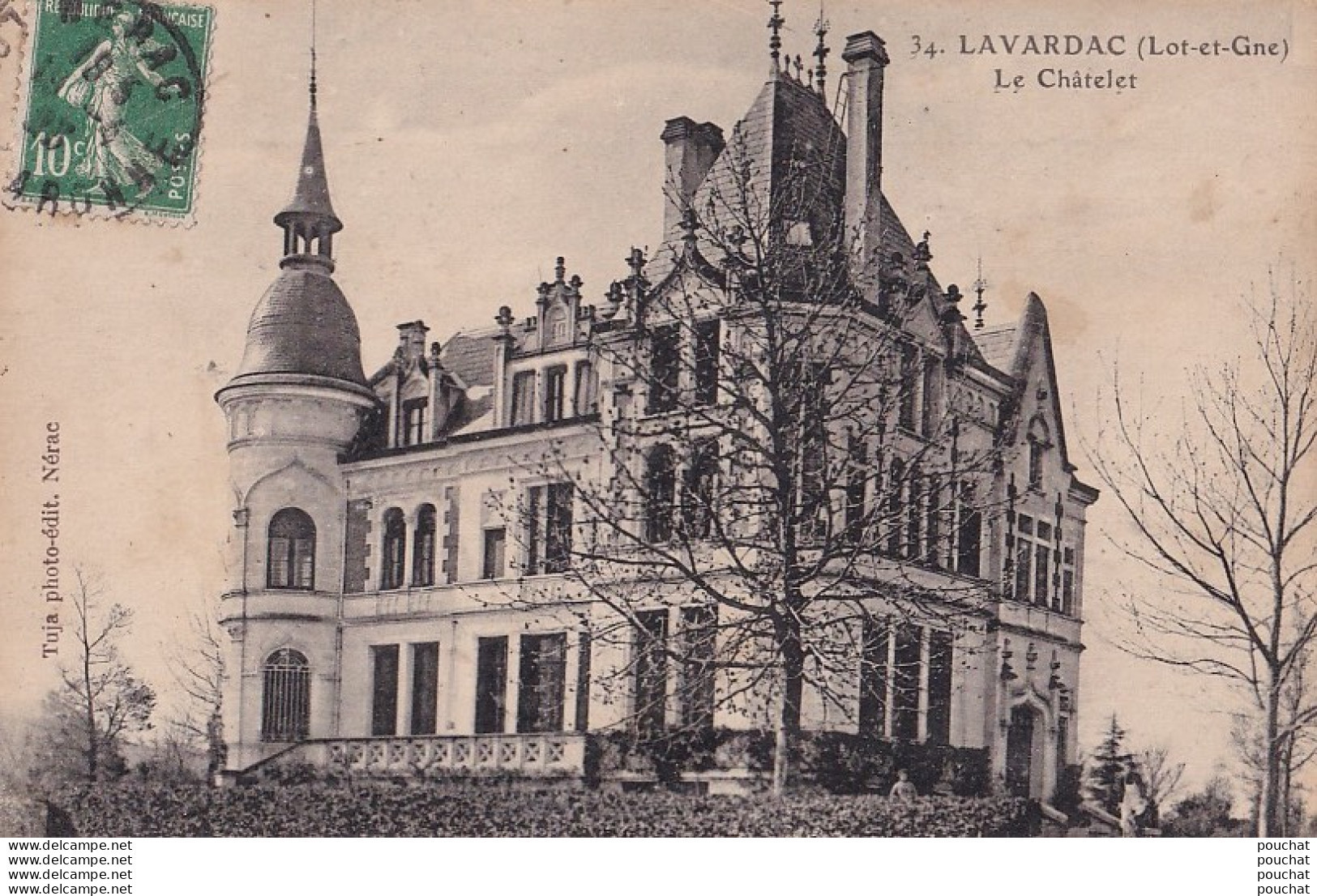 P8-47) LAVARDAC (LOT ET GARONNE) LE CHATELET  - Lavardac