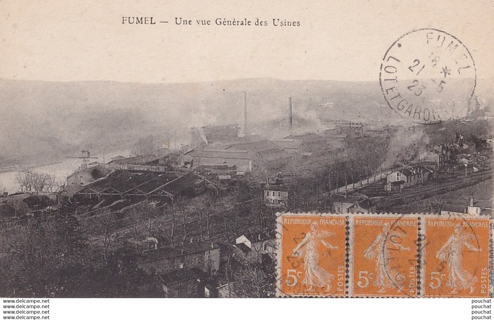 A5-47) FUMEL - UNE VUE GENERALE DES USINES - Fumel