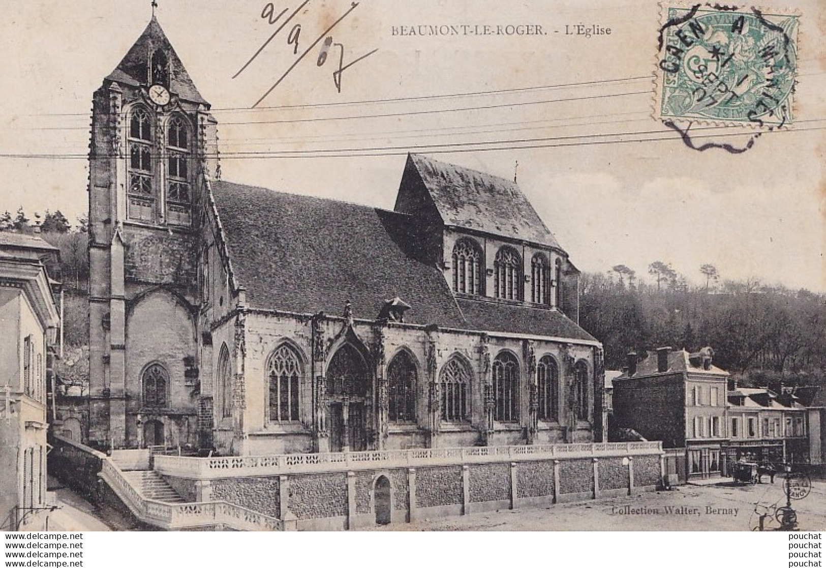 A19-27) BEAUMONT LE ROGER - L '  EGLISE  - Beaumont-le-Roger