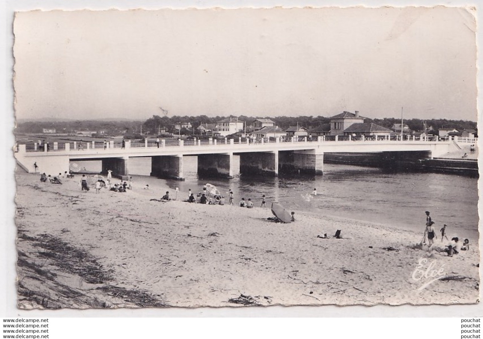 O8-40) MIMIZAN PLAGE (LANDES) LE NOUVEAU PONT -  ( 2 SCANS )  - Mimizan Plage