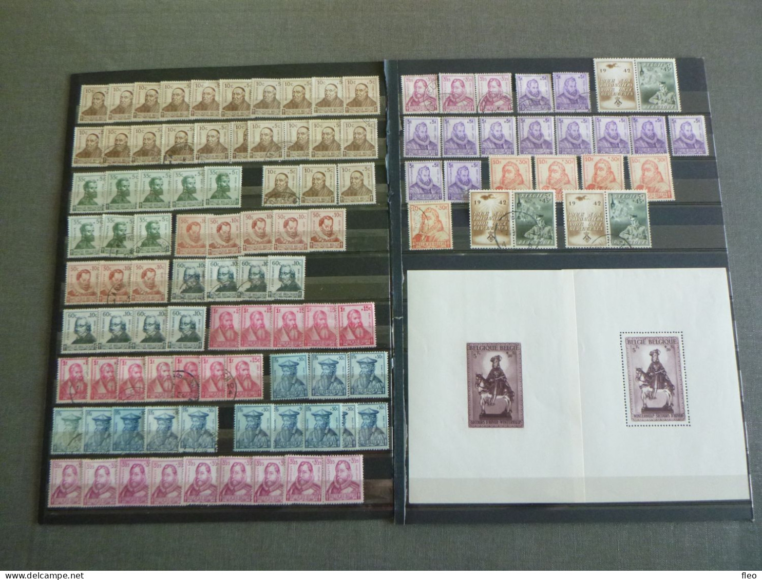 1942 BL15*/BL16* & Series 593/600/601 °-*-**  (100 Timbres) & 602** +  2x 602° - Usati