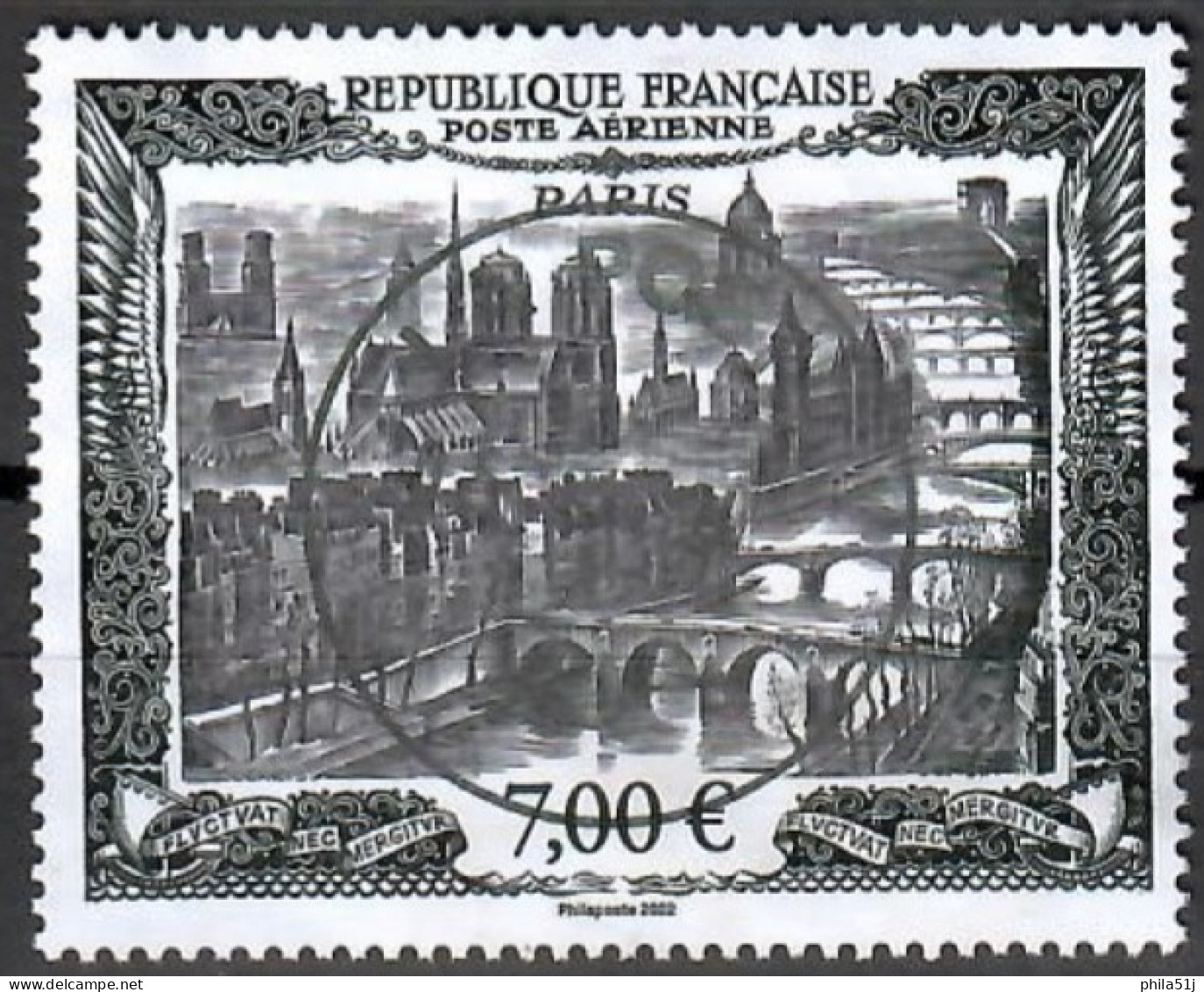 FRANCE 2022--- PA-N°93A---OBL VOIR SCAN - 1960-.... Afgestempeld