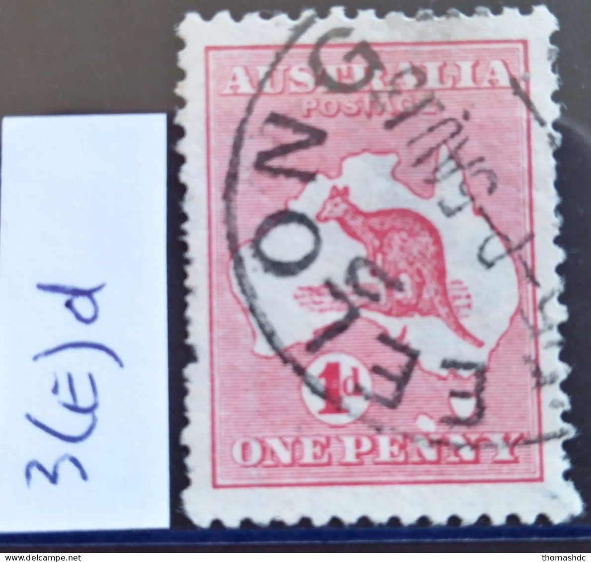 1913 1d Red 1st Wmk Die II SG 2d BW 3(E)d - Gebraucht