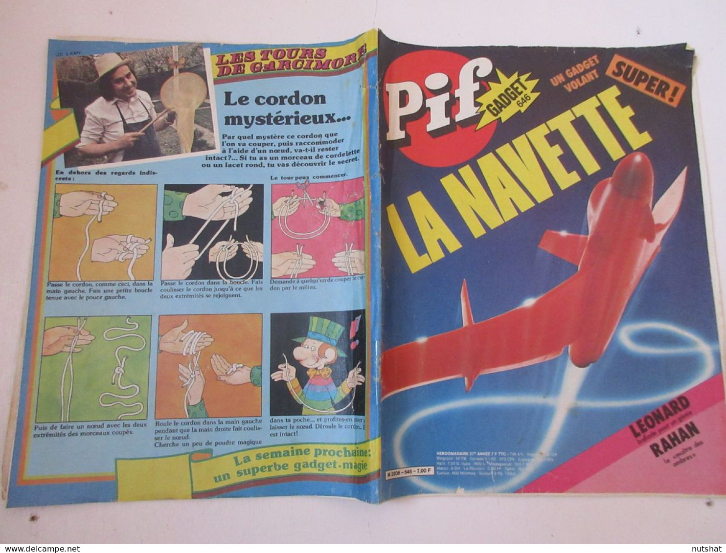 PIF GADGET 646 08.1981 Le PLOUC Par PJ HELIAS Et KLINE La NAVETTE SPATIALE RAHAN - Vaillant