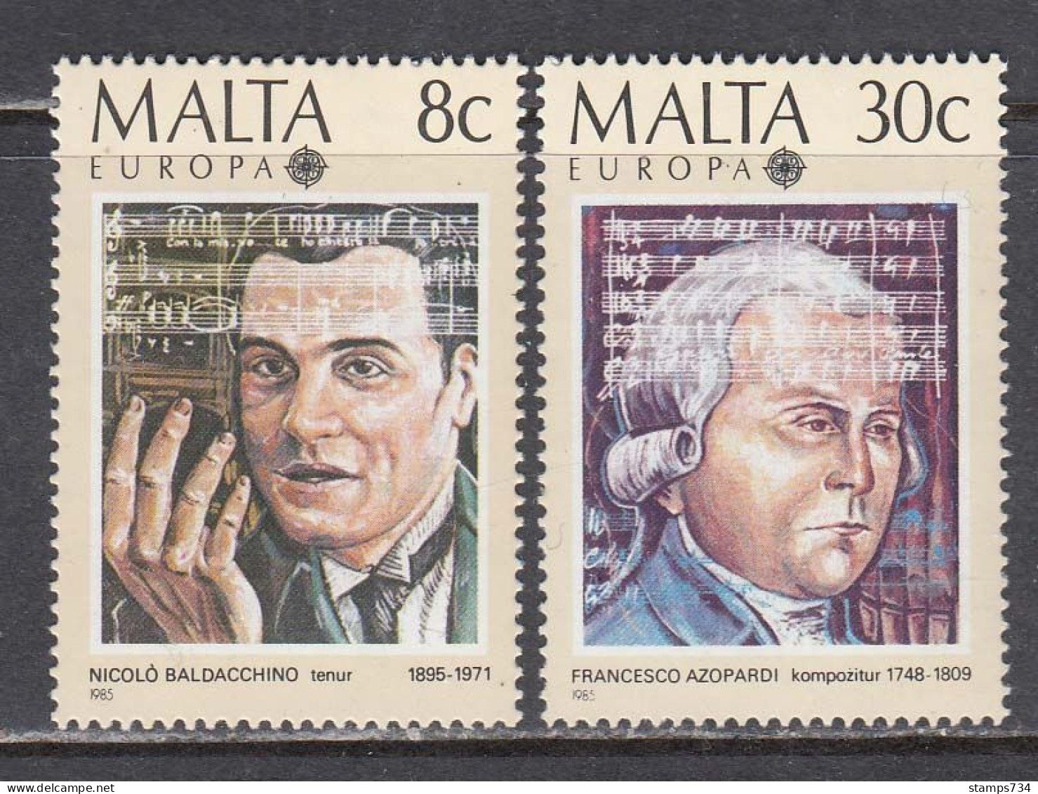Malta 1985 - EUROPA, Mi-Nr. 726/27, MNH** - Malta