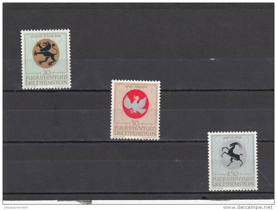 Liechtenstein Nº 462 Al 464 - Unused Stamps