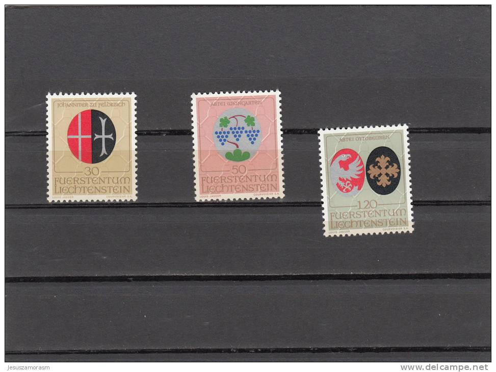 Liechtenstein Nº 491 Al 493 - Unused Stamps