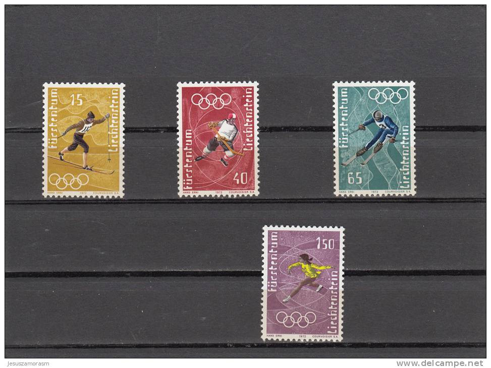 Liechtenstein Nº 494 Al 497 - Unused Stamps