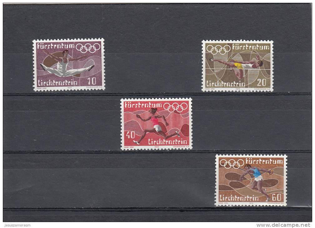 Liechtenstein Nº 499 Al 502 - Unused Stamps