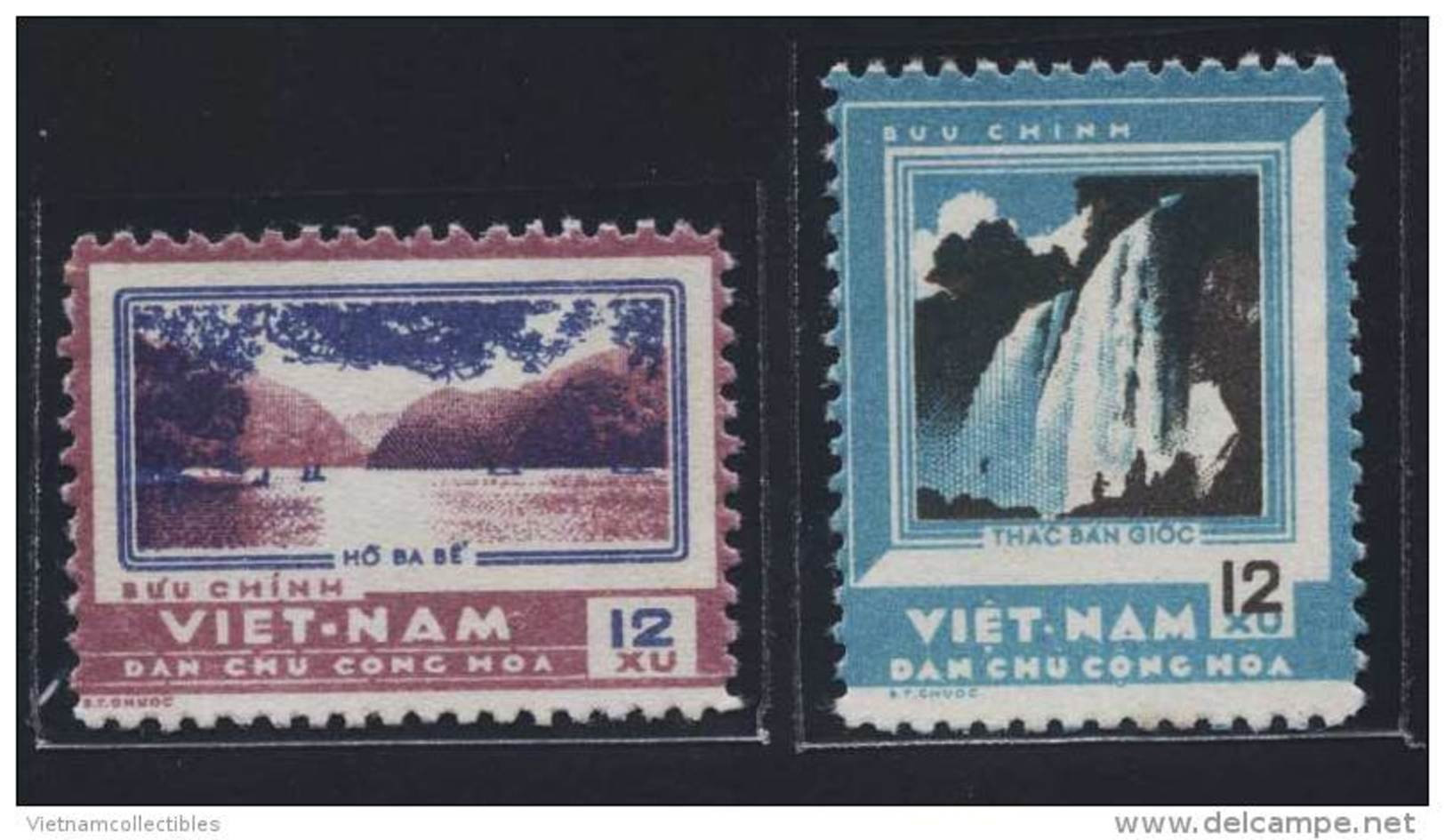 North Vietnam Viet Nam MNH Perf Stamps  1962 : Landscapes / Ba Be Lake & Ban Gioc Waterfall (Ms111) - Vietnam