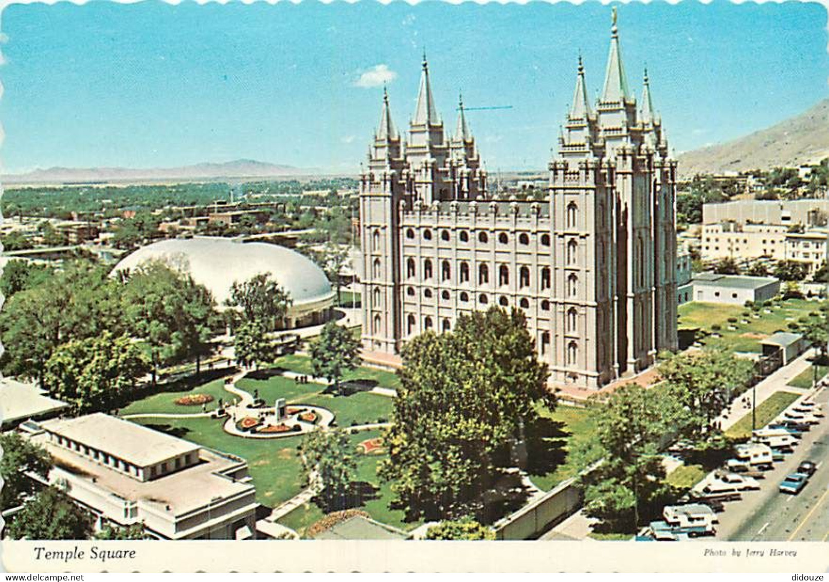 Etats Unis - Salt Lake City - Temple Square - Etat De Utah - Utah State - Carte Dentelée - CPSM Grand Format - Carte Neu - Salt Lake City