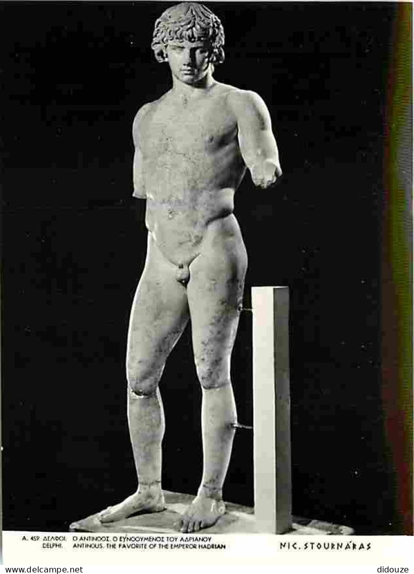 Art - Antiquités - Grèce - Delphes - Antinous - The Favorite Of The Emperor Hadrian - CPM - Voir Scans Recto-Verso - Antiquité