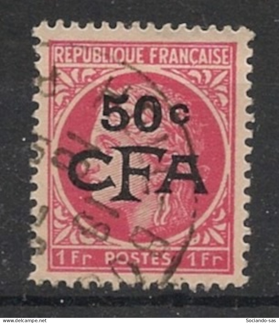 REUNION - 1949-52 - N°YT. 284 - Cérès 50c Sur 1f - Oblitéré / Used - Used Stamps