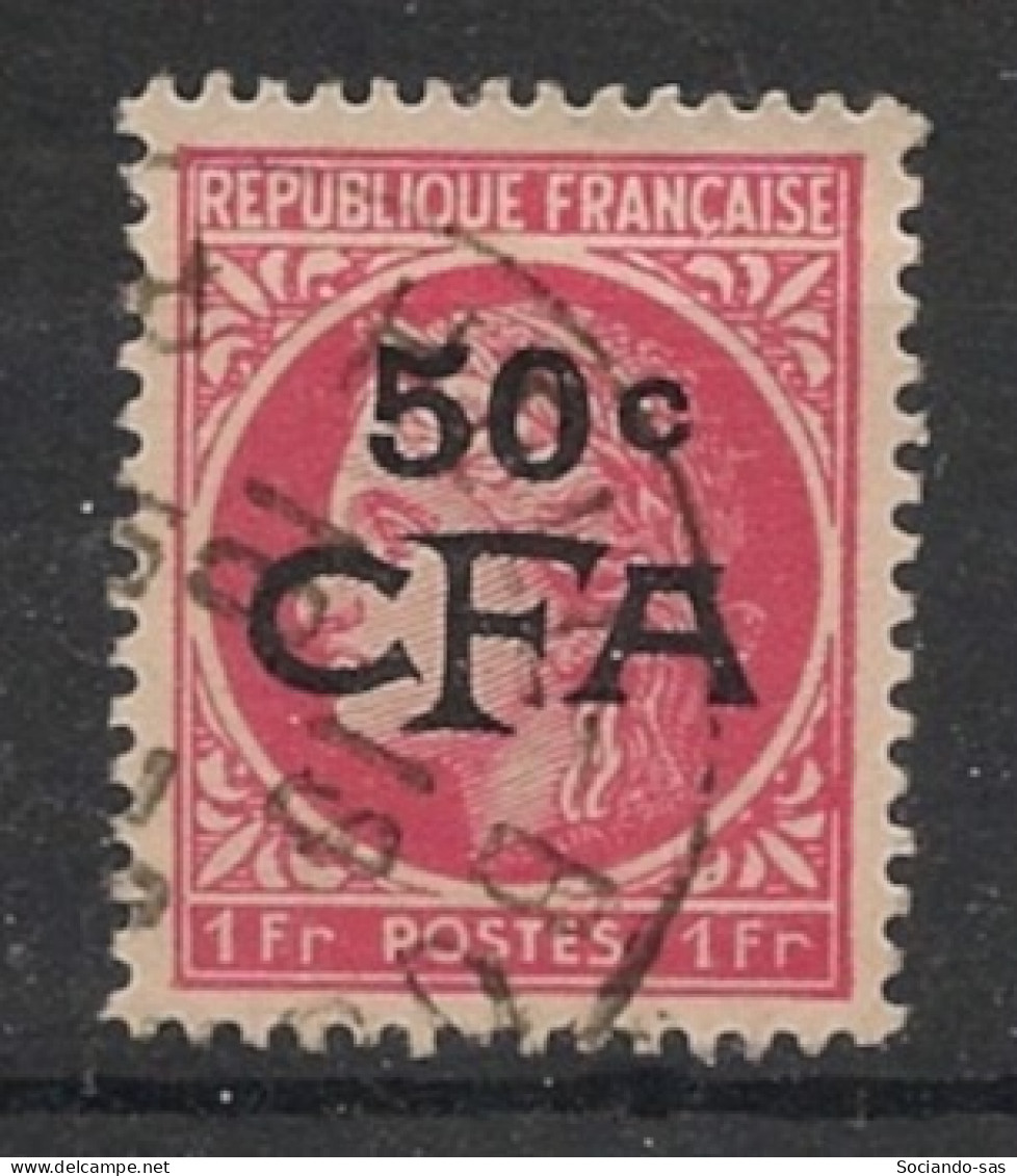 REUNION - 1949-52 - N°YT. 284 - Cérès 50c Sur 1f - Oblitéré / Used - Usati