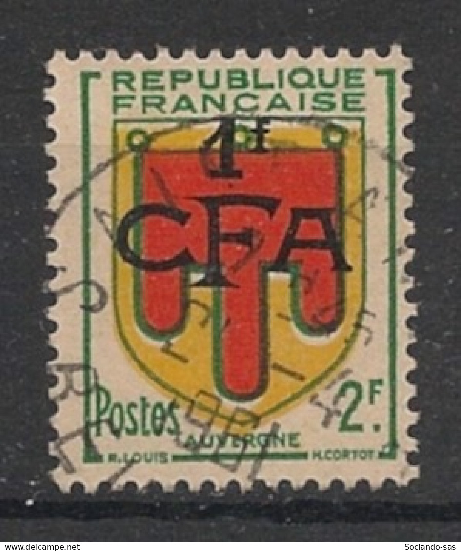 REUNION - 1949-52 - N°YT. 287 - Blason D'Auvergne - Oblitéré / Used - Gebraucht