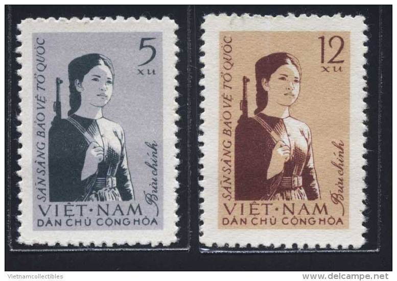 North Vietnam Viet Nam MNH Perf Stamps  1963 : For National Defense / Militia Women (Ms120) - Vietnam