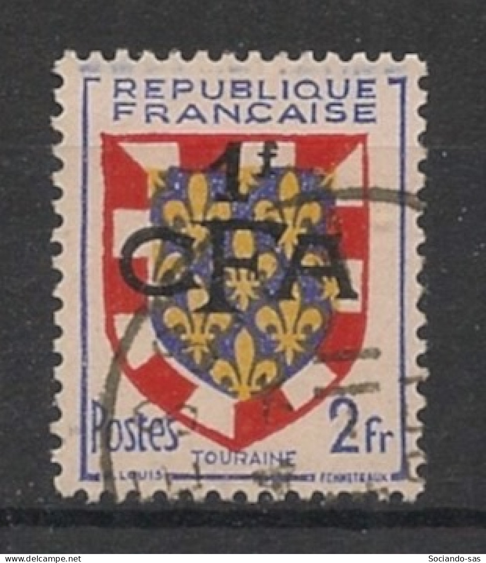 REUNION - 1949-52 - N°YT. 288 - Blason De Touraine - Oblitéré / Used - Usati