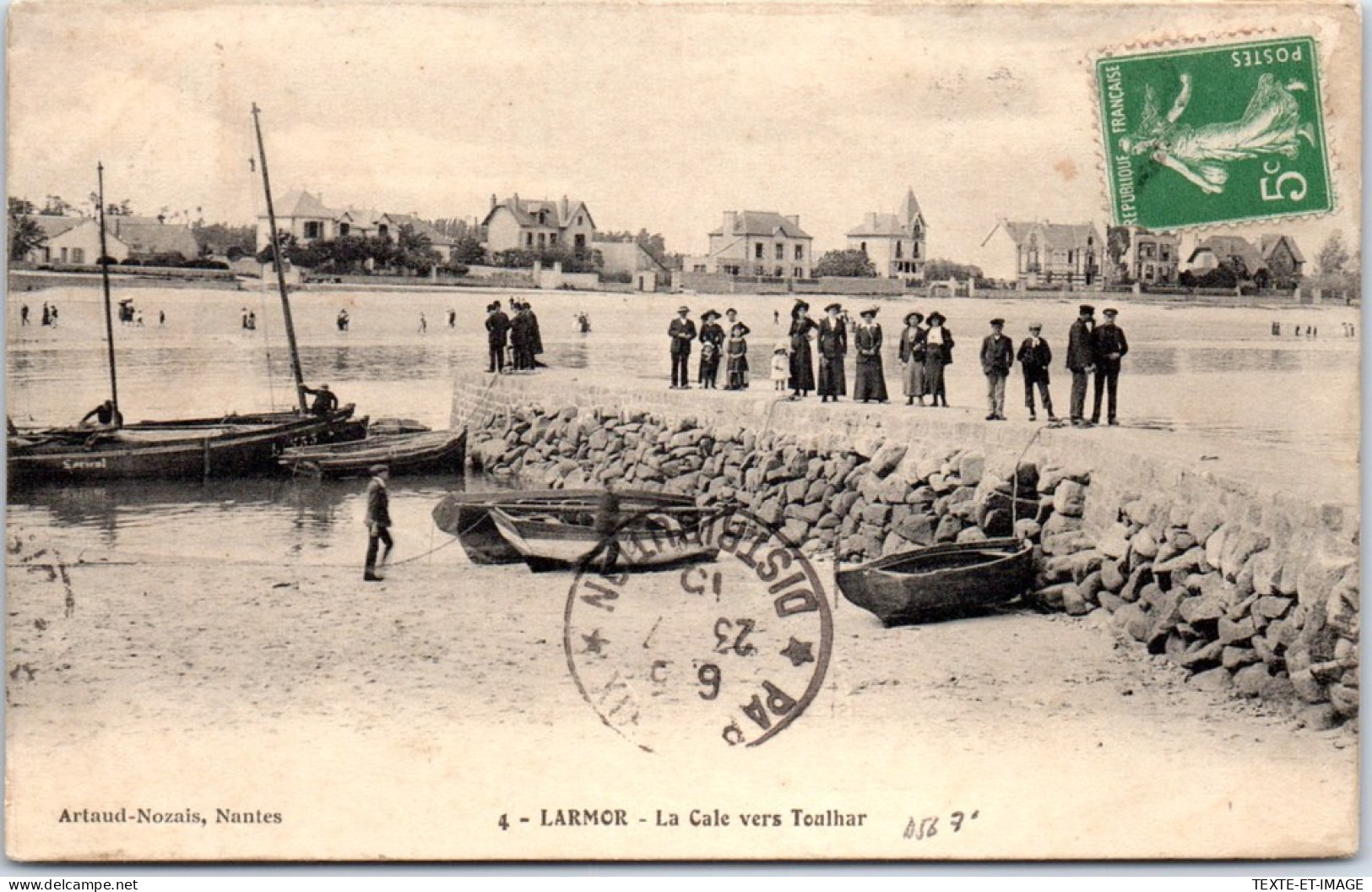 56 LARMOR - La Cale Vers Toulhar  - Larmor-Plage