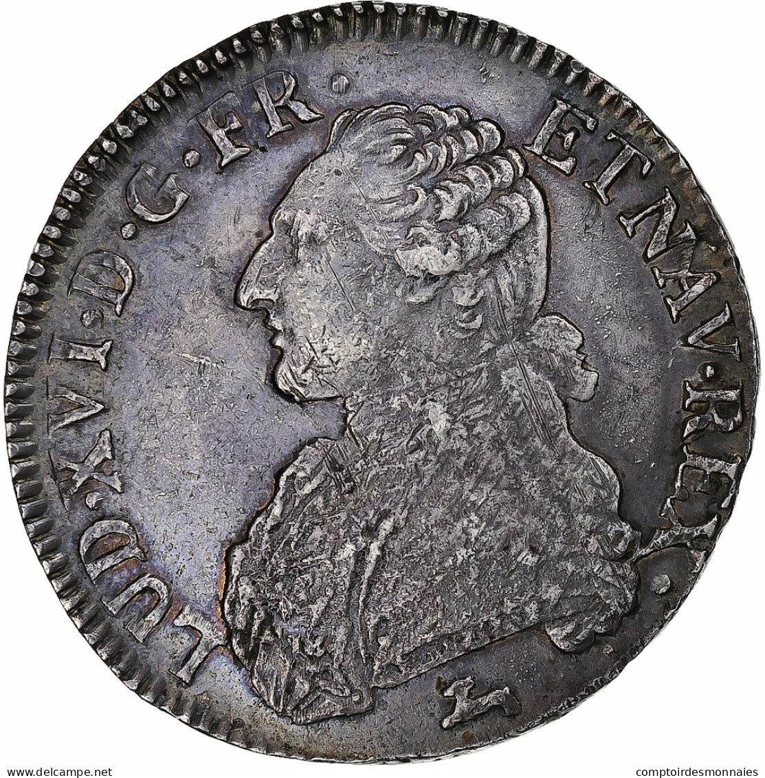 France, Louis XVI, Ecu Aux Branches D'olivier, 1785, Orléans, Argent, TB+ - 1774-1791 Luigi XVI