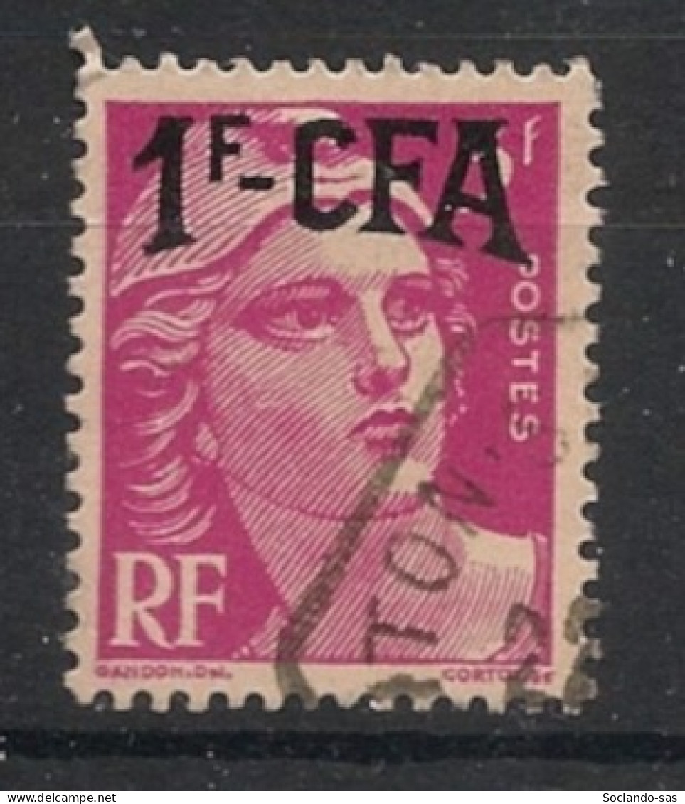 REUNION - 1949-52 - N°YT. 289 - Marianne De Gandon 1f Sur 3f - Oblitéré / Used - Gebruikt