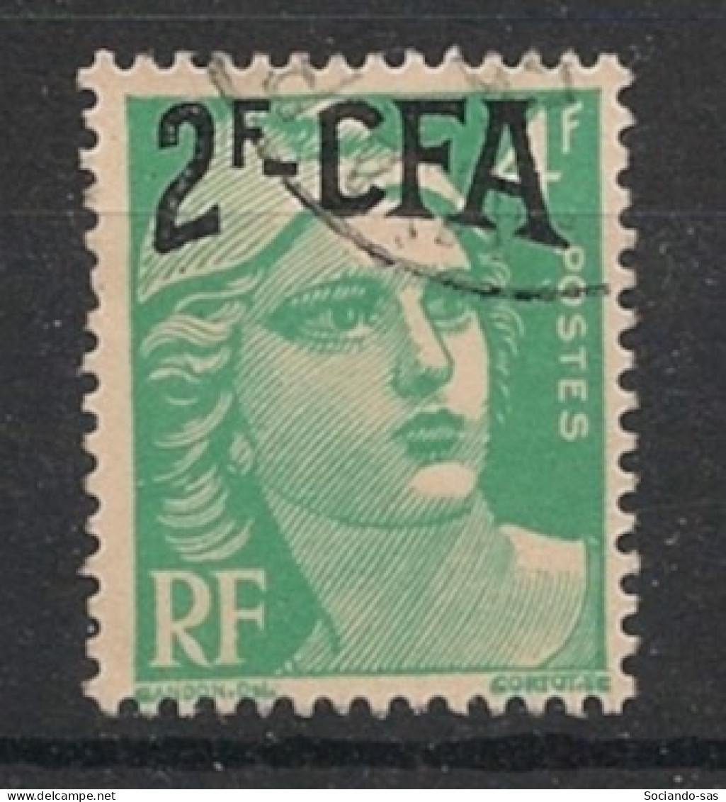 REUNION - 1949-52 - N°YT. 290 - Marianne De Gandon 2f Sur 4ff - Oblitéré / Used - Gebraucht