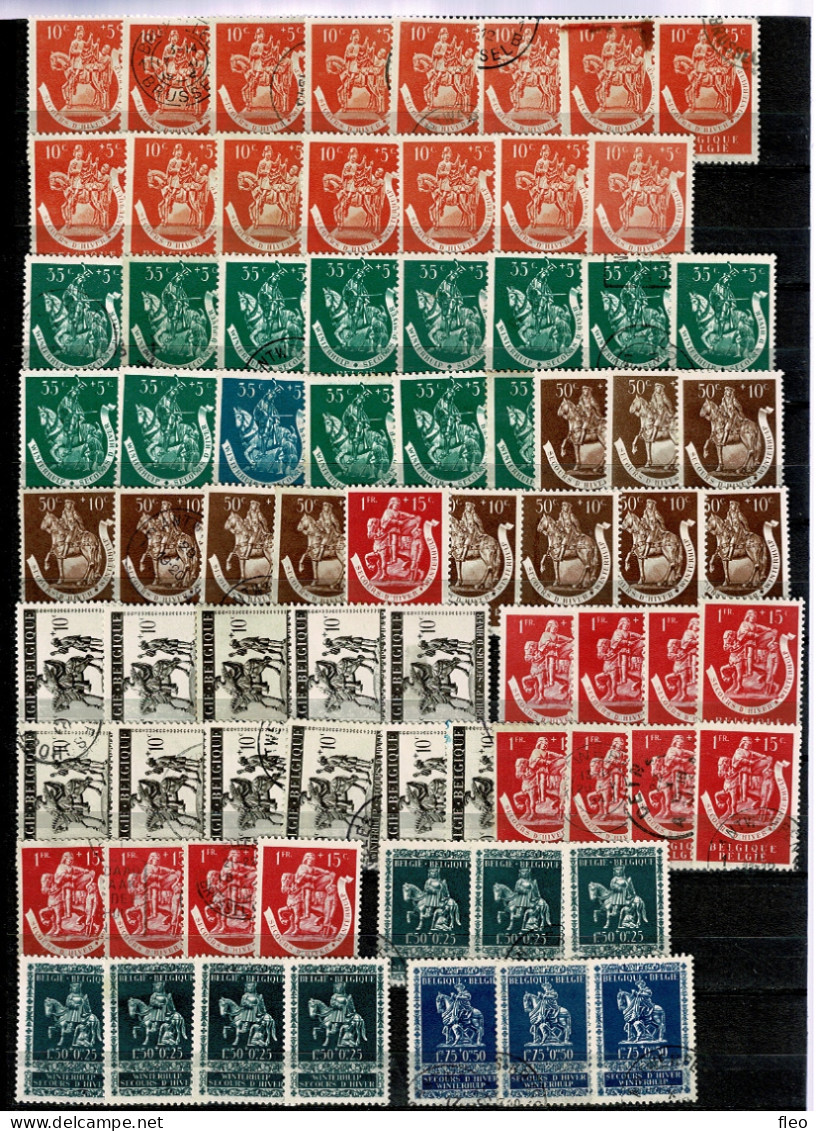 1942 Series 603/612 & 613/614 °-*-**  (120 Timbres) - Gebraucht