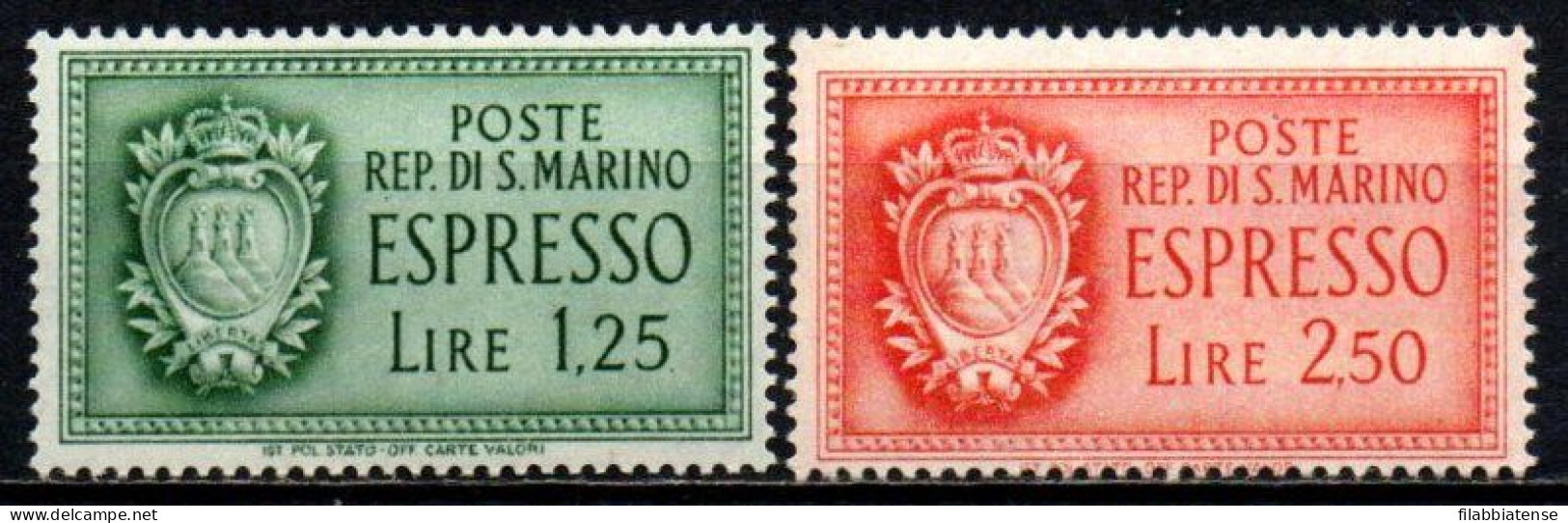 1943 - San Marino E 9/E 10 Espressi  ++++++ - Ongebruikt