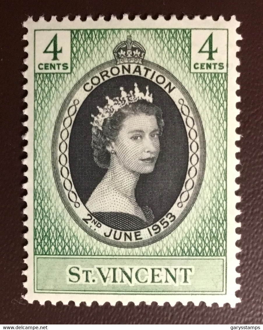 St Vincent 1953 Coronation MNH - St.Vincent (...-1979)