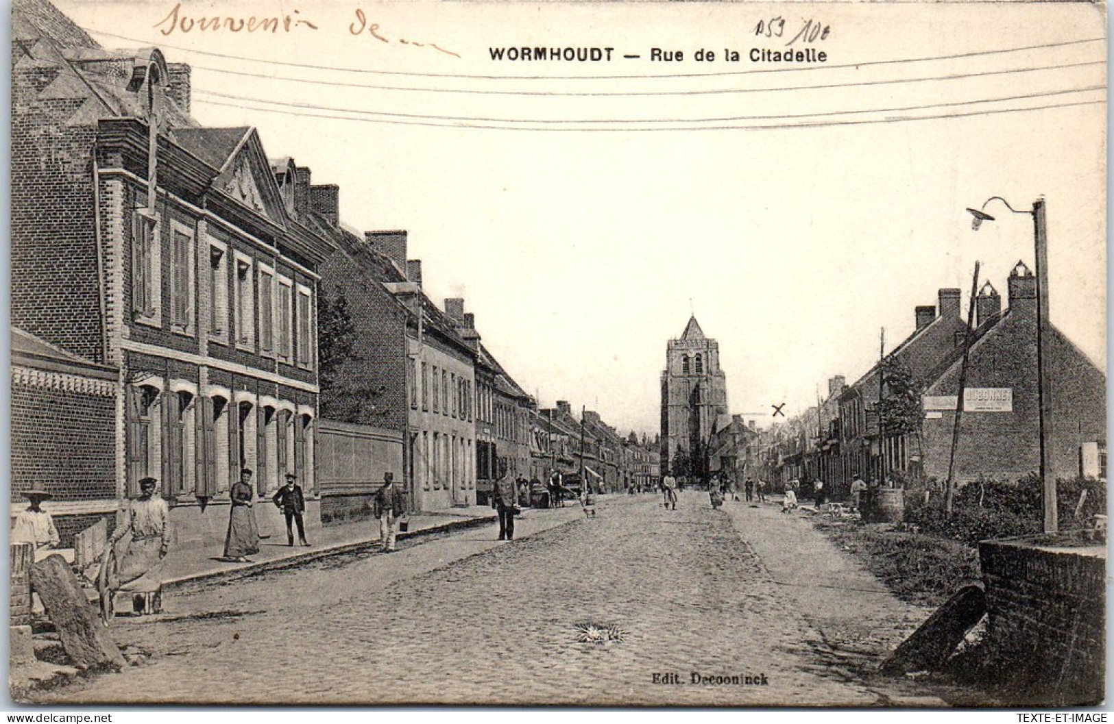 59 WORMHOUDT - La Rue De La Citadelle. - Wormhout