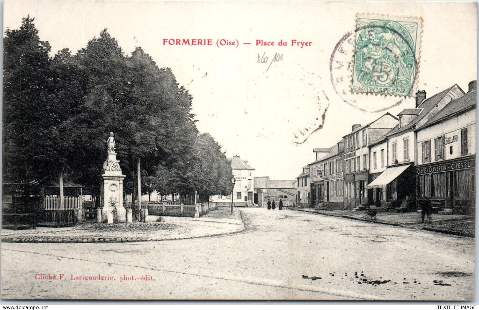 60 FORMERIE - La Place Du Fryer. - Formerie